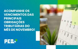 Acompanhe Os Vencimentos Peq Contábil - Escritório de Contabilidade no Rio de Janeiro - RJ | PEQ Contábil