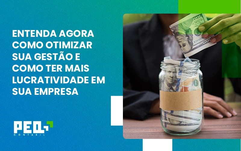 Entenda Agora Como Otimizar Sua Gestão E Como Ter Mais Lucratividade Em Sua Empresa Peq Contábil - Escritório de Contabilidade no Rio de Janeiro - RJ | PEQ Contábil